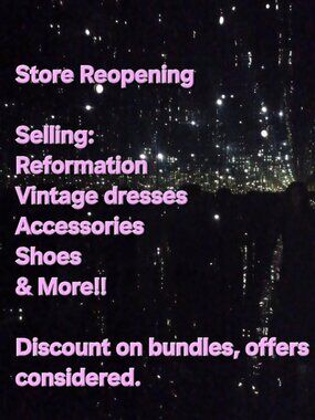 STORE REOPENING!!!!
